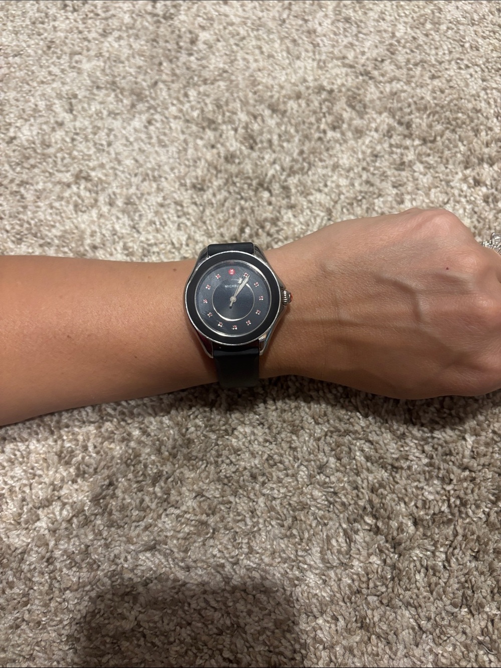Michele Elegant Black and Silver watch - Picture 8 of 8